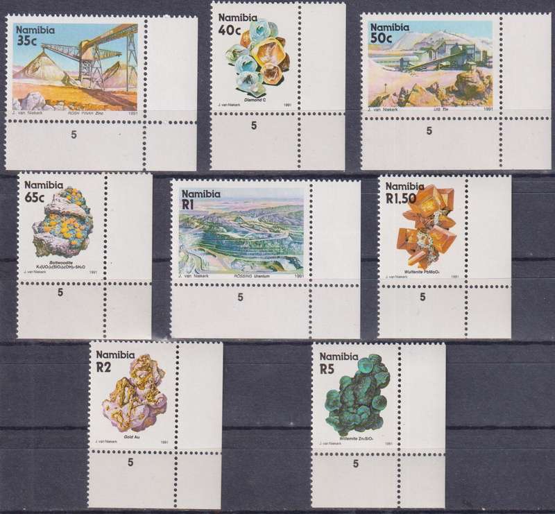 Stamps 1991 Minerals