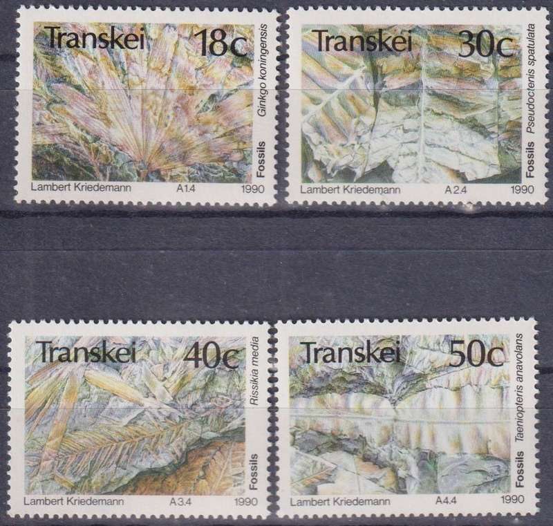 Stamps 1990 Fossil Plants