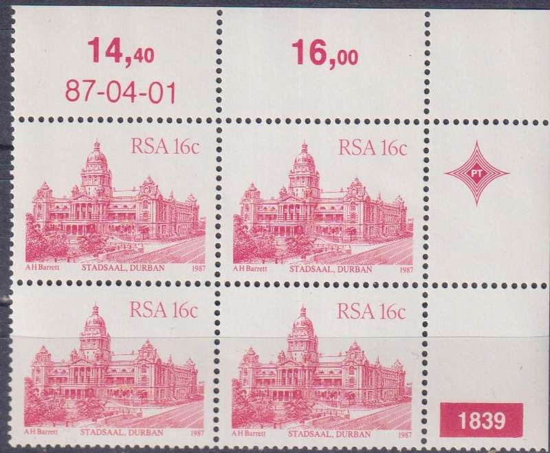 Stamps Control Blocks