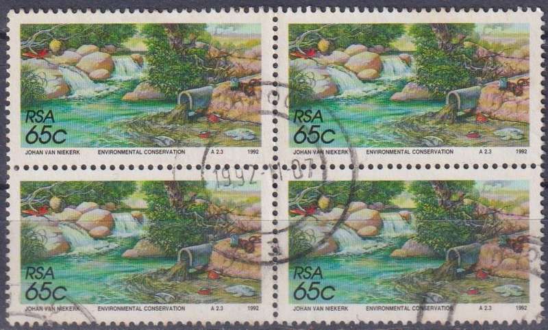 Stamps Control Blocks 1992 Environmental Conservation