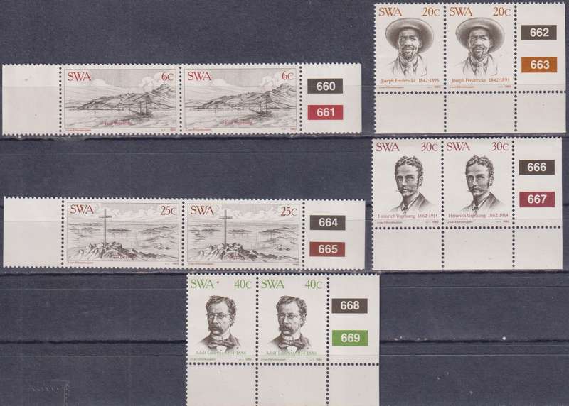 Stamps SWA 1983 The 100th Anniversary of Foundation of Luderitz