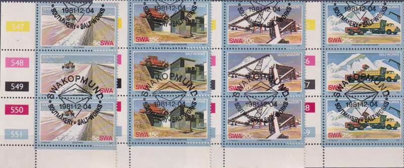 Stamps SWA 1981 Salt Industry