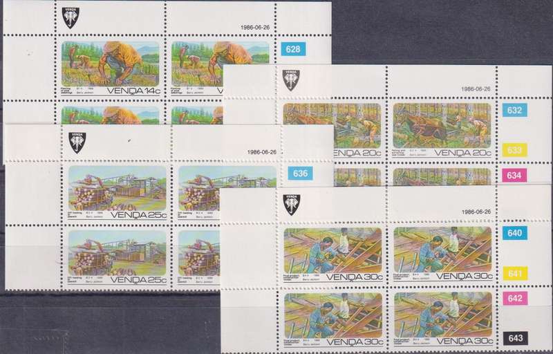 Stamps Venda 1986 Forestry
