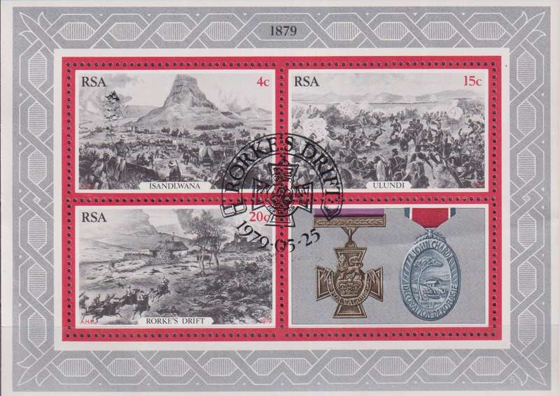 Stamps RSA 1979 The 100th Anniversary of the Zulu War