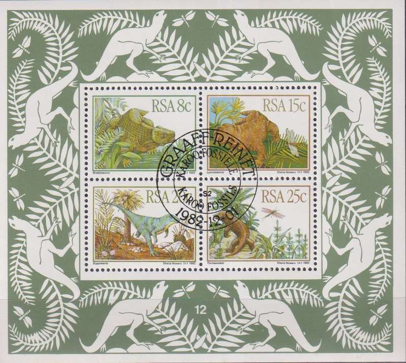 Stamps RSA 1982 Dinosaurs