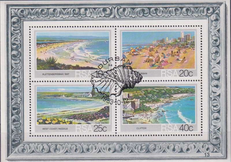 Stamps RSA 1983 Tourism Beaches