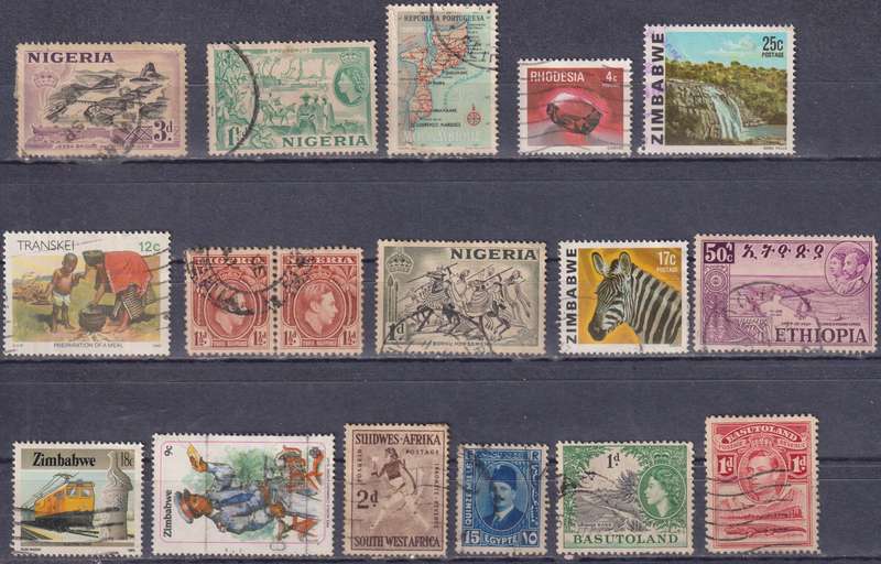 Stamp Africa Mix Card
