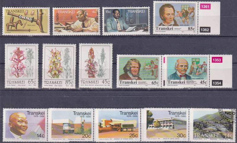Stamps Transkei Mix Card