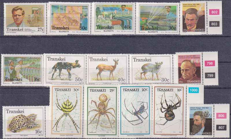 Stamps Transkei Mix Card