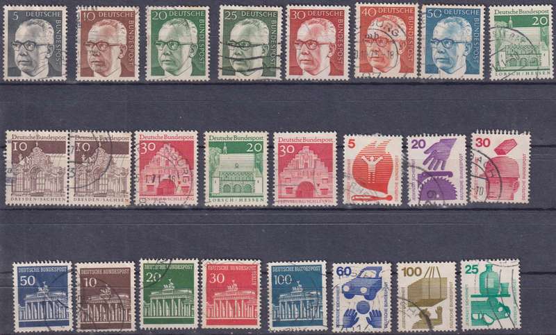 Stamps Germany Mix Card
