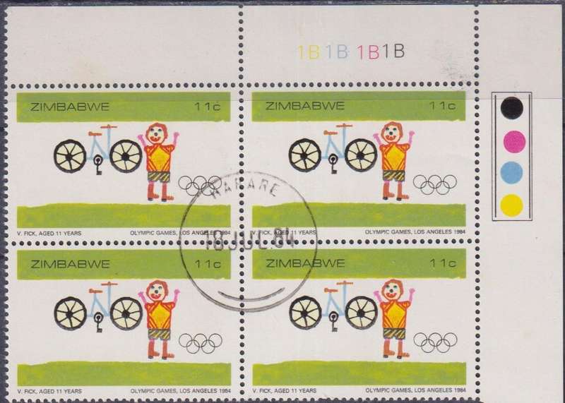 Stamp Control Blocks Zimbabwe