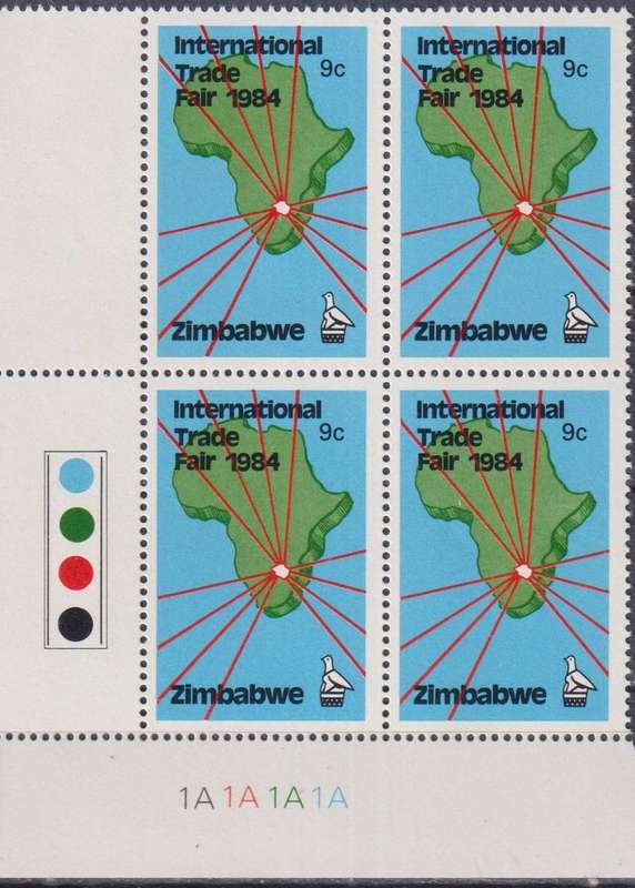 Stamp Control Blocks Zimbabwe