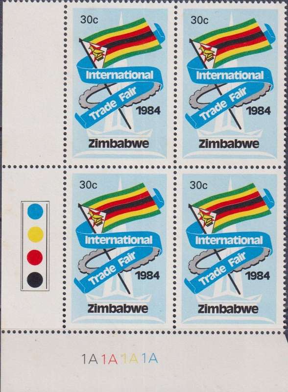 Stamp Control Blocks Zimbabwe