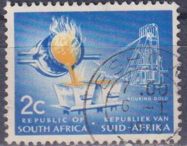 Stamps RSA 1961 Definitive Issue - No watermark