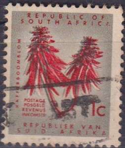 Stamps RSA 1961 Definitive Issue - No watermark