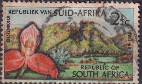 Stamps RSA 1963 The 50th Anniversary of Kirstenbosch Botanic Gardens, Cape Town