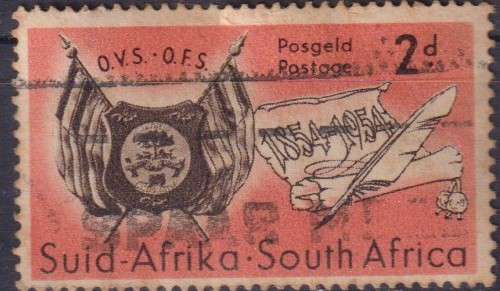 Stamps RSA 1954 The 100th Anniversary of the Founding of Orange Free State
