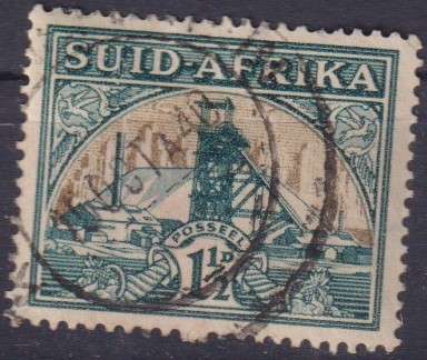 Stamps RSA 1941 Local Motives - Goldmine