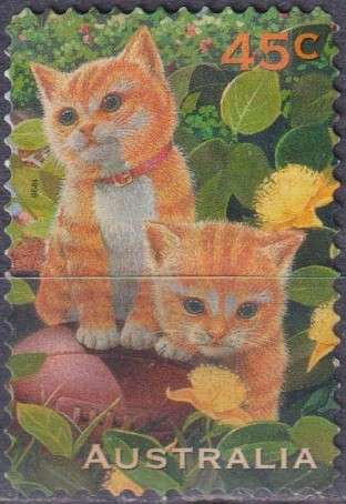 Stamp Thematic Cats