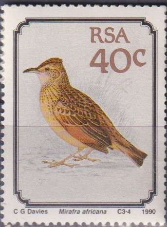 Stamp Thematic Birds