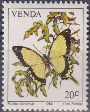 Stamp Thematic Butterfly
