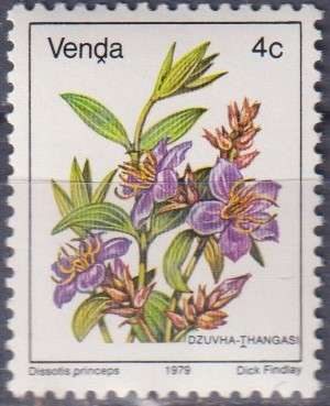 Stamp Thematic Flowers