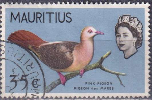 Stamps Thematic Birds Mauritius