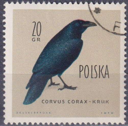 Stamps Thematic Birds Poland