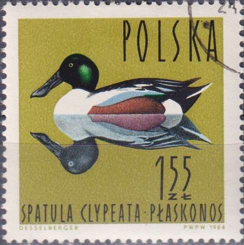 Stamps Thematic Birds Poland