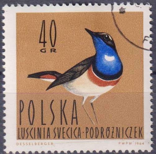 Stamps Thematic Birds Poland