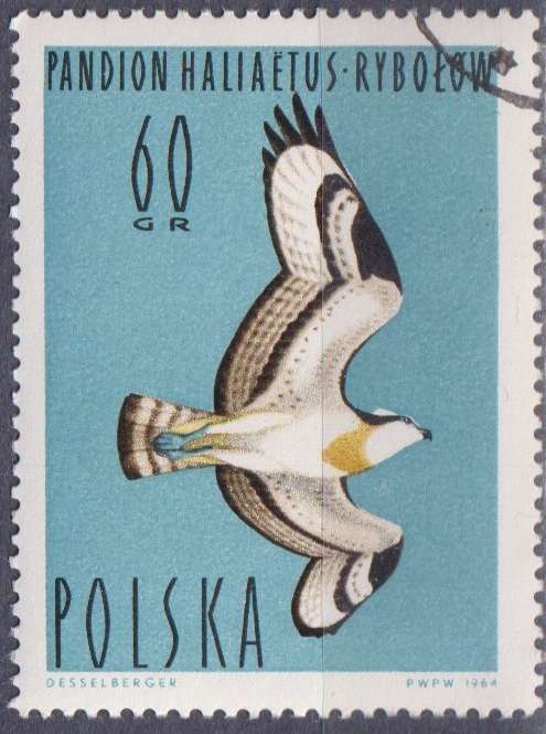 Stamps Thematic Birds Poland