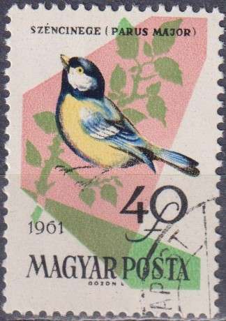 Stamps Thematic Birds Hungary