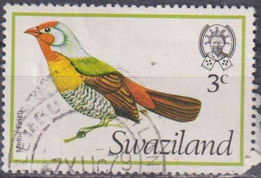 Stamps Thematic Birds Swaziland