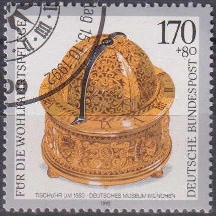 Stamps Germany 1992 Antique Watches