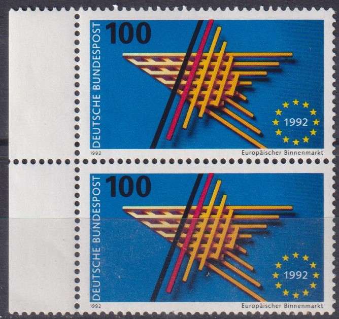 Stamps Germany 1992 The Inner Market of the European Union '92
