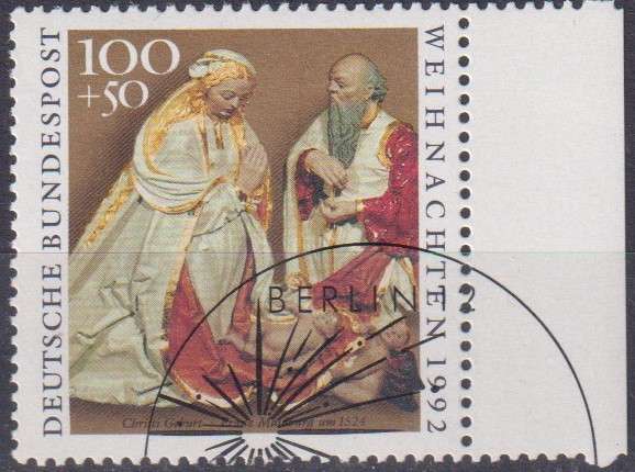 Stamps Germany 1992 Christmas Stamps