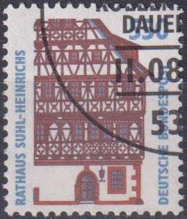 Stamps Germany 1994 The City Hall of Suhl-Heinrich