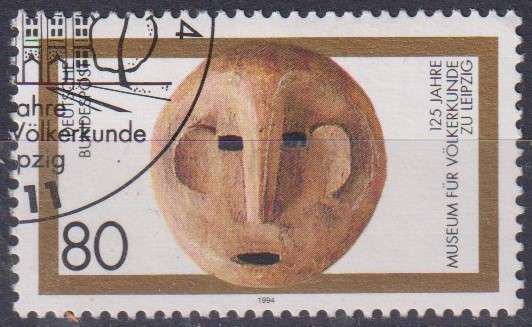 Stamps Germany 1994 The 125th Anniversary of the Ethnological Museum in Liepzig