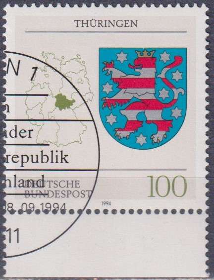 Stamps Germany 1994 German Constituent States