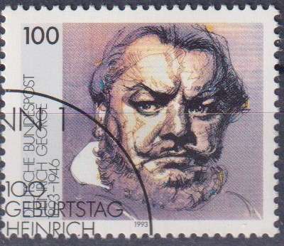 Stamps Germany 1993 The 100th Anniversary of the Birth of Heinrich George, Actor