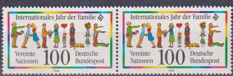 Stamps Germany 1994 The International Family Year