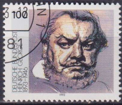 Stamps Germany 1993 The 100th Anniversary of the Birth of Heinrich George, Actor
