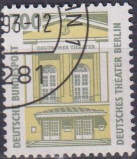 Stamps Germany 1993 The State Theatre in Berlin