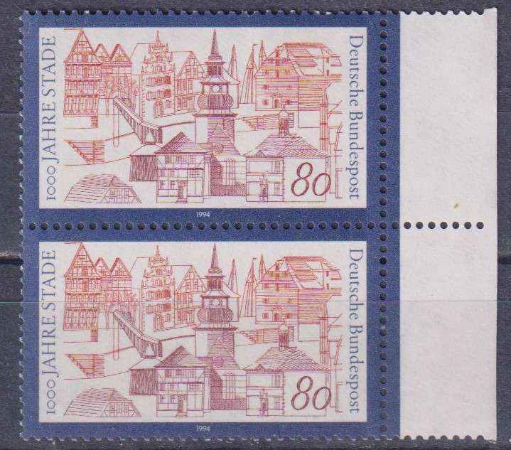 Stamps Germany 1994 The 1000th Anniversary of Stade