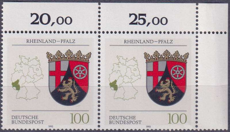 Stamps Germany 1993 German Constituent States