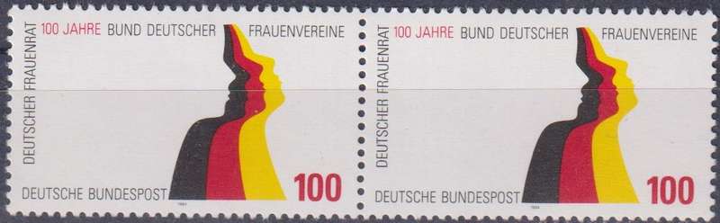 Stamps Germany 1994 The 100th Anniversary of the German Women's Liberation Society