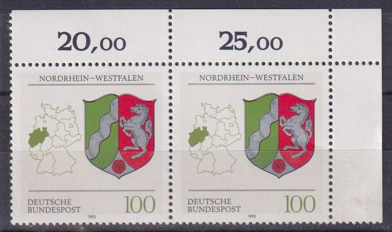 Stamps Germany 1993 German Constituent States