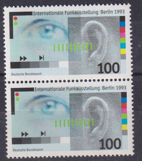 Stamps Germany 1993 International Radio Exhibition
