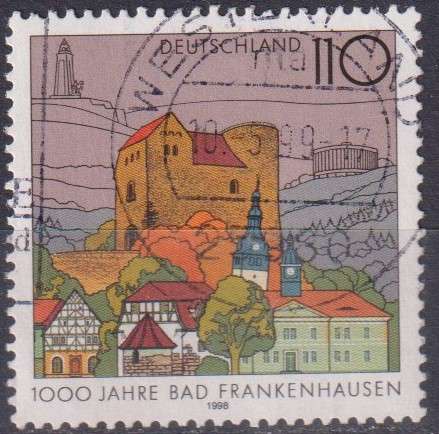 Stamps Germany 1998 The 1000th Anniversary of the Bad Frankenhausen