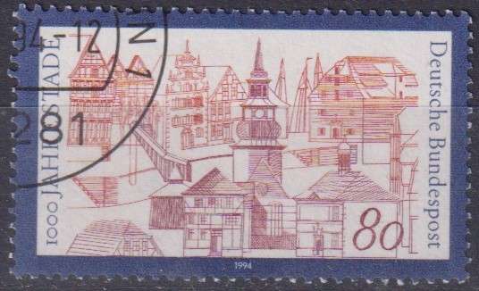 Stamps Germany 1994 The 1000th Anniversary of Stade